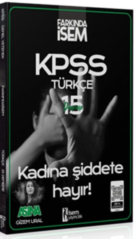2024 KPSS Türkçe Aşina Farkında İsem 15 Deneme İsem Yayıncılık