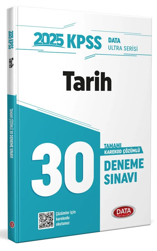 2025 KPSS Ultra Serisi Tarih 30 Deneme Sınavı Data Yayınları