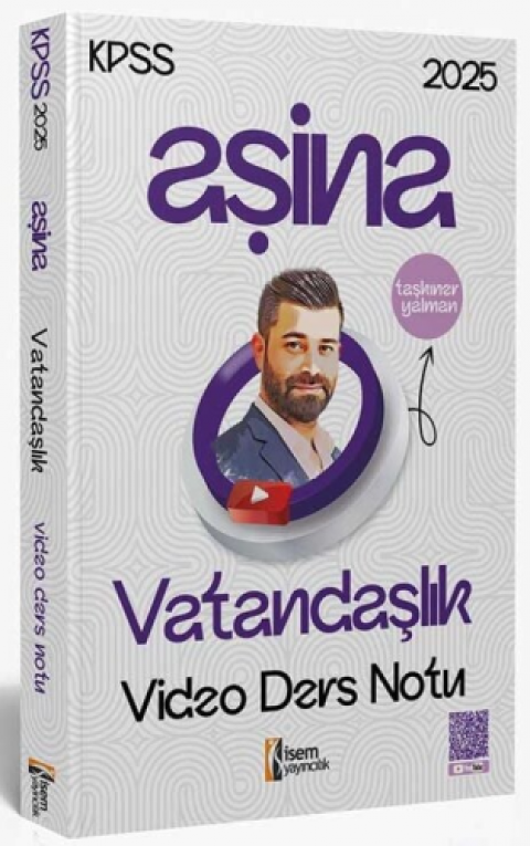 2025 KPSS Vatandaşlık Aşina Video Ders Notu İsem Yayınları
