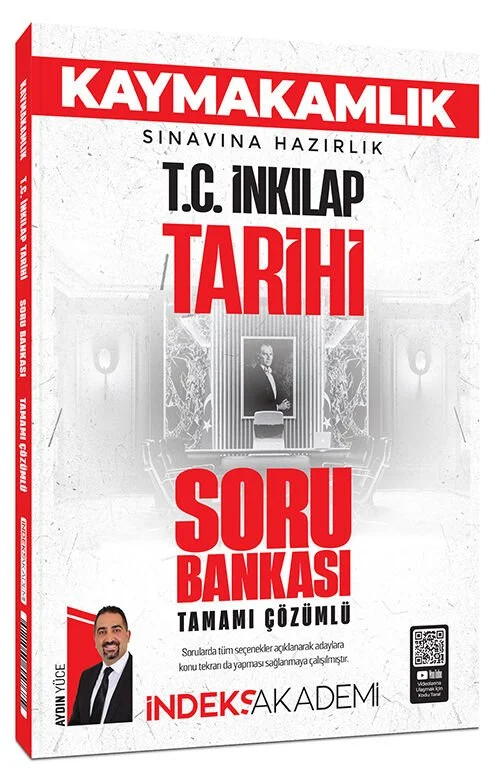 2025 Kaymakamlık TC İnkılap Tarihi Soru Bankası Çözümlü - Aydın Yüce İndeks Akademi Yayıncılık