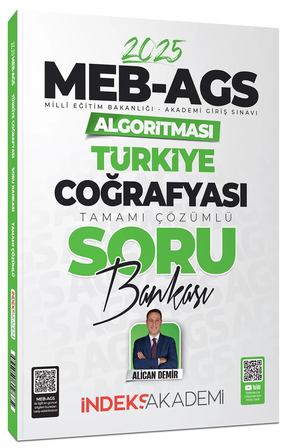 2025 MEB AGS Algoritması Türkiye Coğrafyası Soru Bankası Çözümlü İndeks Akademi Yayıncılık