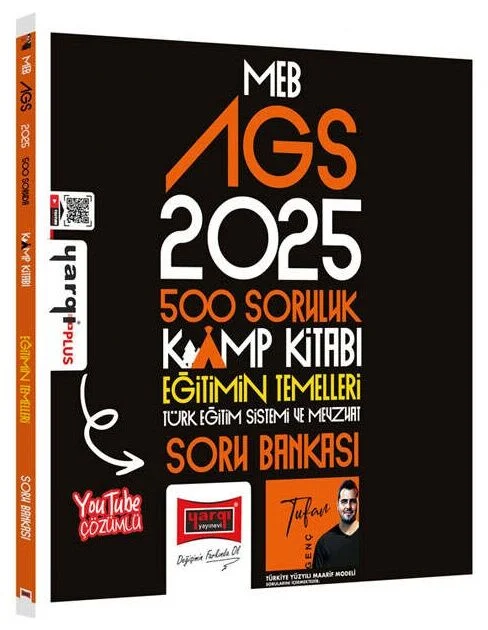 2025 MEB-AGS Eğitimin Temelleri 500 Soruluk Kamp Kitabı Soru Bankası Çözümlü - Tufan Genç Yargı Yayınları