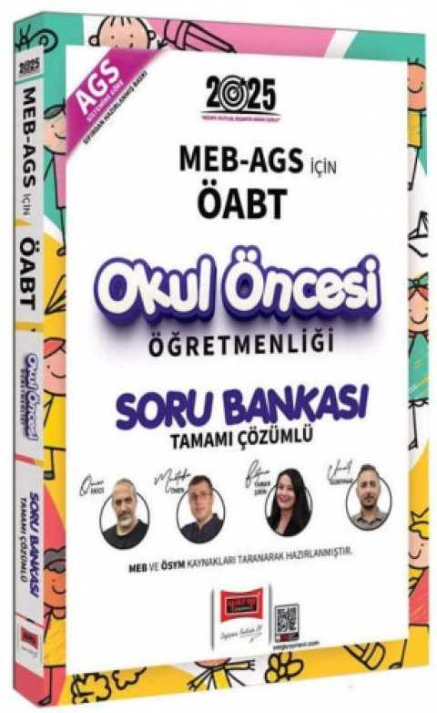 2025 MEB AGS İçin ÖABT Okul Öncesi Öğretmenliği Tamamı Çözümlü Soru Bankası Yargı Yayınları