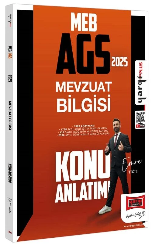 2025 MEB-AGS Mevzuat Bilgisi Konu Anlatımı - Emre Tığlı Yargı Yayınları