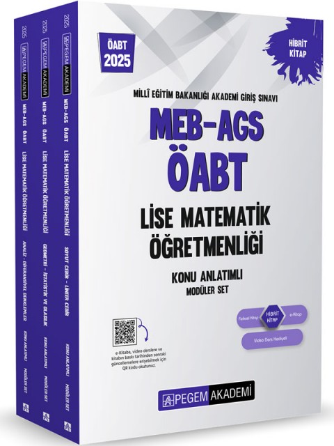 2025 MEB AGS ÖABT Lise Matematik Öğretmenliği Konu Anlatımlı Modüler Set Pegem Akademi Yayıncılık 2025 MEB AGS ÖABT Lise Matematik Öğretmenliği Konu Anlatımlı Modüler Set Pegem Akademi Yayıncılık