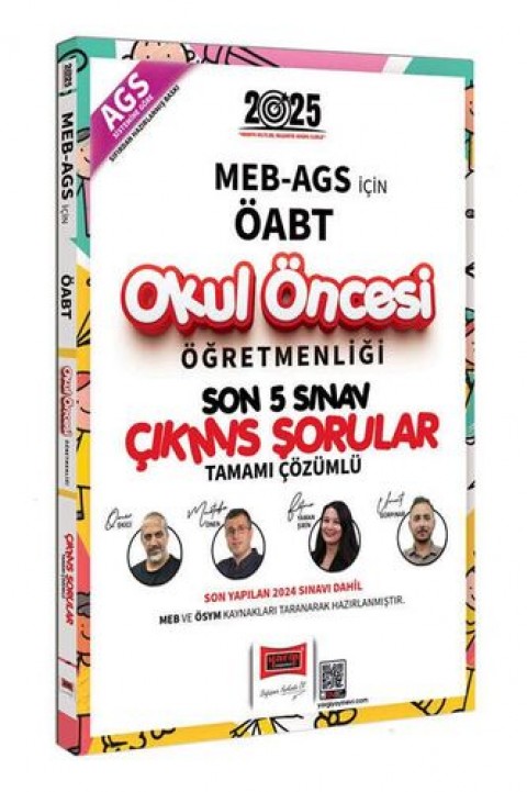 2025 MEB AGS ÖABT Okul Öncesi Öğretmenliği Son 5 Sınav Çıkmış Sorular Yargı Yayınları