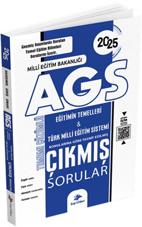 2025 MEB AGS Tamamı Video Çözümlü Eğitimin Temelleri Türk Milli Eğitim Sistemi Çıkmış Sorular Dizgi Kitap Yayınları