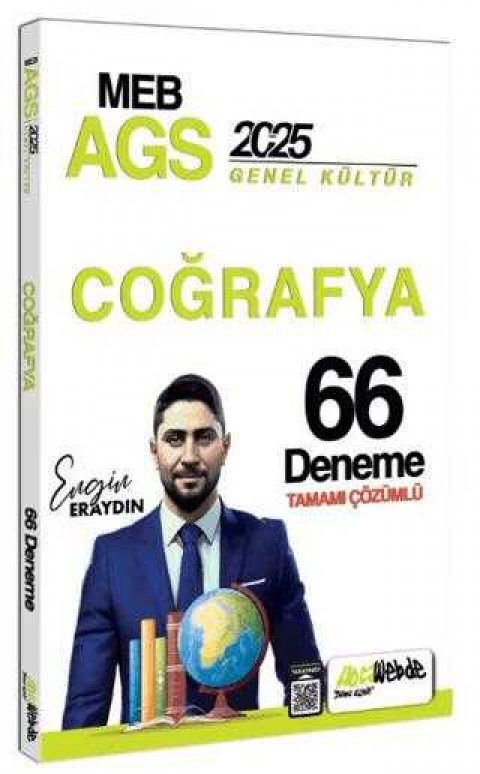 2025 MEB AGS Türkiye Coğrafyası Tamamı Çözümlü 66 Deneme Sınavı Hocawebde Yayınları