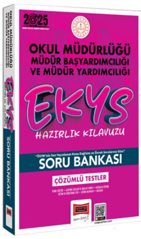 2025 MEB EKYS Hazırlık Kılavuzu Soru Bankası Yargı Yayınları
