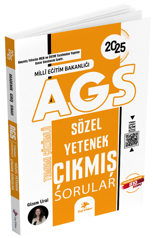 2025 Meb Ags Sözel Yetenek Video Çözümlü Çıkmış Sorular Dizgi Kitap Yayınları