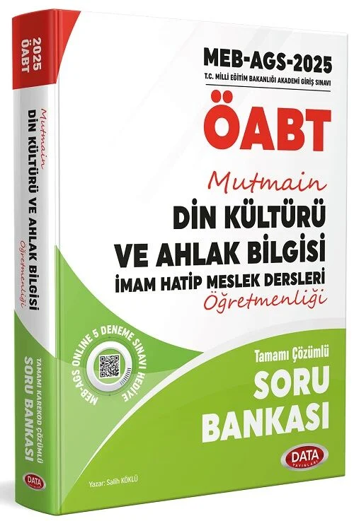 2025 MEB-AGS-ÖABT Mutmain DKAB/İHL Tamamı Çözümlü Soru Bankası Data Yayınları