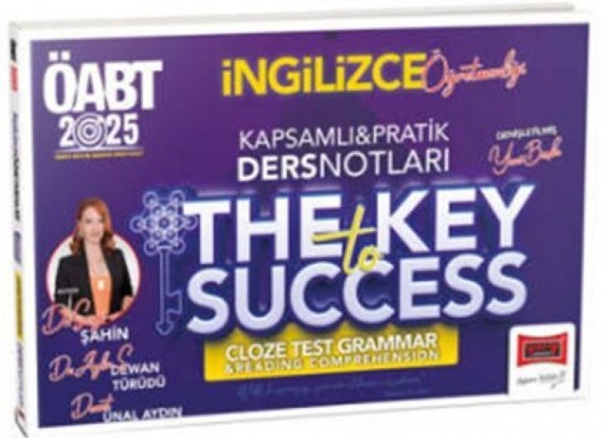 2025 ÖABT İngilizce Öğretmenliği Kapsamlı The Key Success Cloze Test Grammar Reading Comprehension Pratik Ders N Yargı Yayınları
