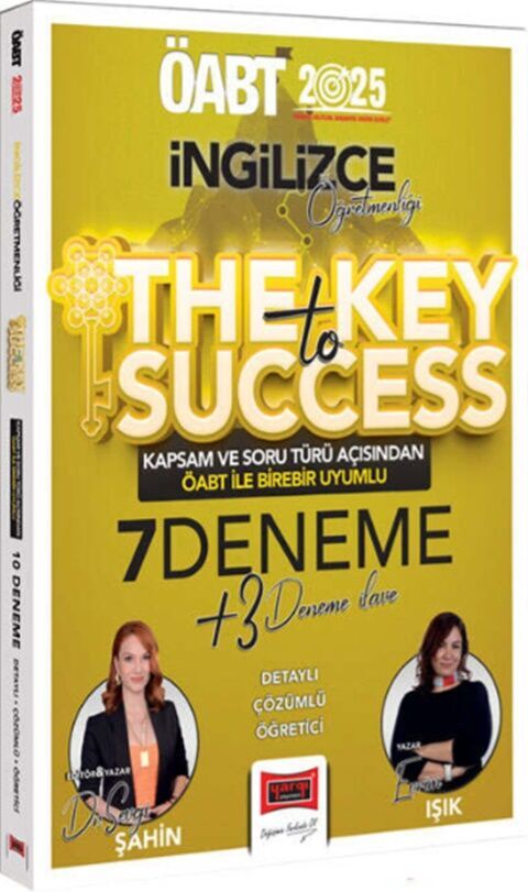 2025 ÖABT İngilizce Öğretmenliği The Key Success Detaylı Çözümlü 7 Deneme Yargı Yayınları