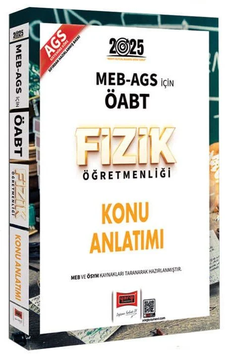2025 ÖABT MEB-AGS Fizik Öğretmenliği Konu Anlatımı Yargı Yayınları