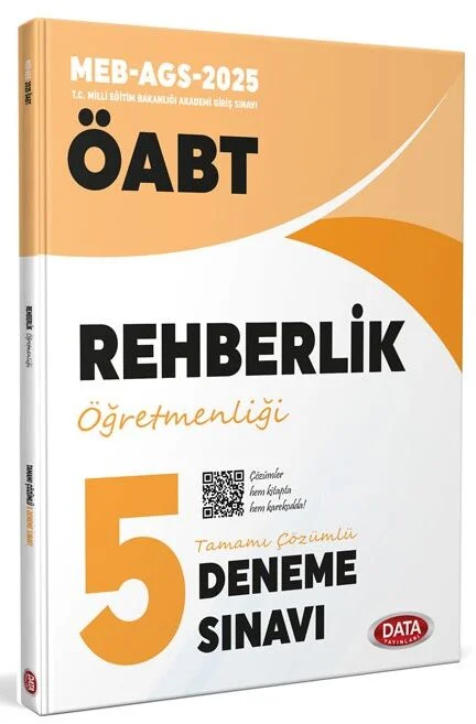 2025 ÖABT MEB-AGS Rehberlik Öğretmenliği 5 Deneme Çözümlü Data Yayınları