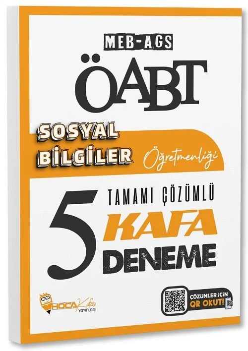 2025 ÖABT MEB-AGS Sosyal Bilgiler Öğretmenliği 5 Kafa Deneme Çözümlü Hoca Kafası Yayınları