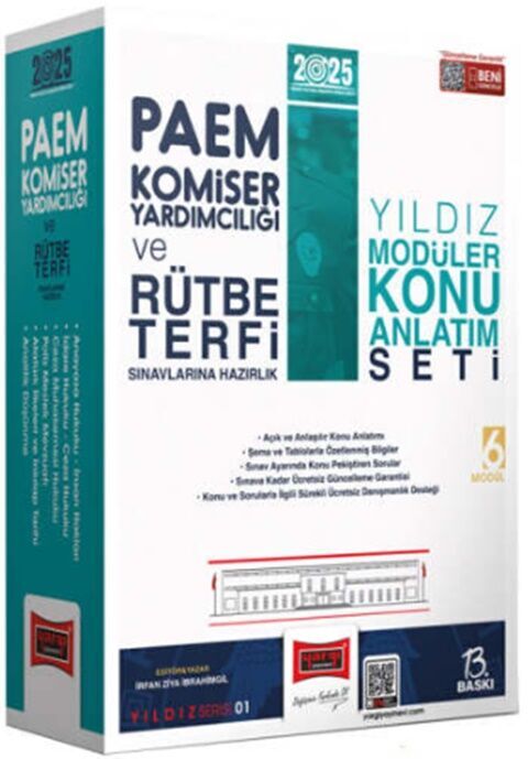 2025 PAEM Komiser Yardımcılığı ve Rütbe Terfi Sınavlarına Hazırlık Konu Anlatımlı Modüler Set Yargı Yayınları