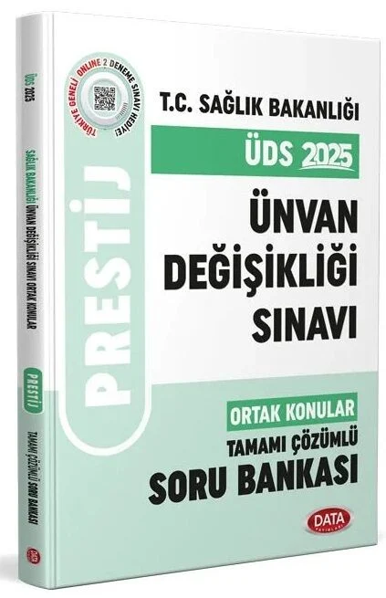 2025 UDS Sağlık Bakanlığı Ortak Konular Soru Bankası Çözümlü Unvan Değişikliği Data Yayınları