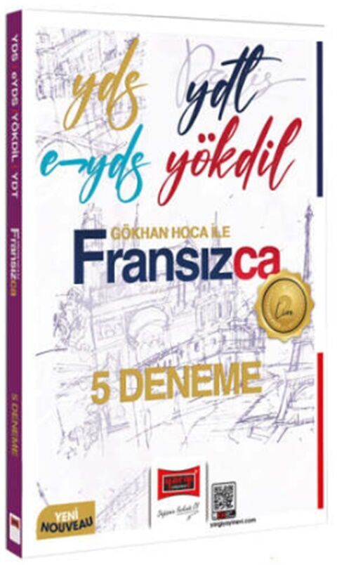 2025 YDS YDT E-YDS YÖKDİL Gökhan Hoca İle Fransızca 5 Deneme Yargı Yayınları