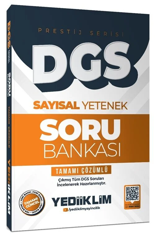 2026 DGS Prestij Sayısal Yetenek Soru Bankası Çözümlü Yediiklim Yayınları