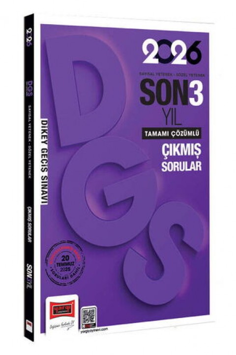 2026 DGS Sayısal-Sözel Yetenek Son 3 Yıl Çıkmış Sorular Yargı Yayınları