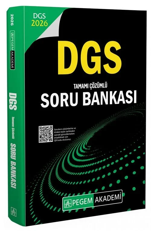 2026 DGS Soru Bankası Çözümlü Pegem Akademi Yayınları