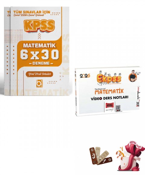 2026 EKPSS Matematik Video Ders Notları ve Deneme Seti 2 Kitap Bigelio ve Yargı Yayınları