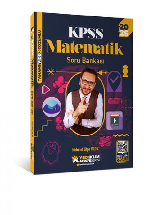 2026 KPSS Atölye Serisi Genel Yetenek Matematik Tamamı Video Çözümlü Soru Bankası  Yediiklim Yayınları