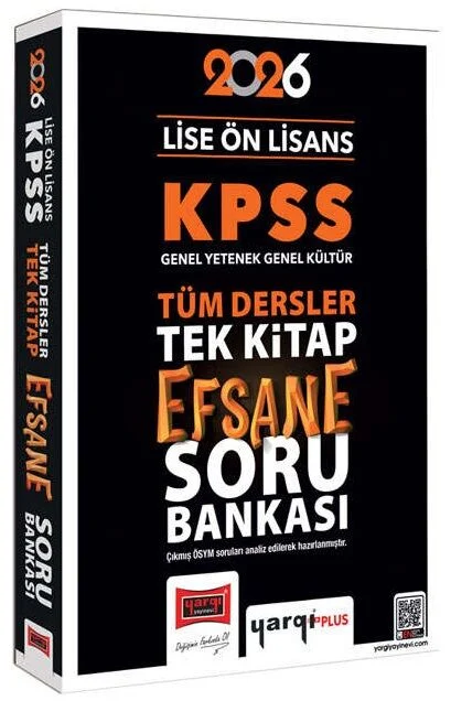 2026 KPSS Lise Ön Lisans Efsane Soru Bankası Tek Kitap Yargı Yayınları