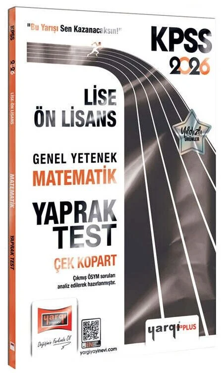 2026 KPSS Lise Ön Lisans Matematik Yaprak Test Yargı Yayınları