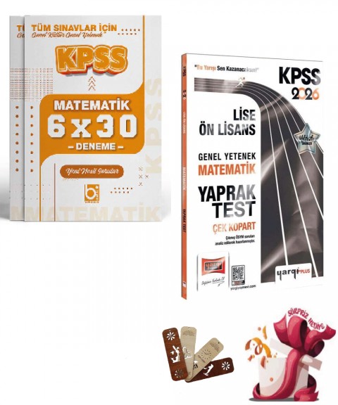 2026 KPSS Lise Ön Lisans Matematik Yaprak Test ve Deneme Seti Yargı ve Bigelio Yayıncılık