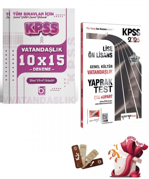 2026 KPSS Lise Ön Lisans Vatandaşlık Yaprak Test ve Deneme Seti Yargı ve Bigelio Yayıncılık