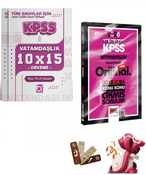 Yargı 2026 KPSS Lise-Önlisans Vatandaşlık Orijinal 2010-2024 Konu Konu Çıkmış Sorular ve Deneme Seti Yargı ve Bigelio Yayıncılık