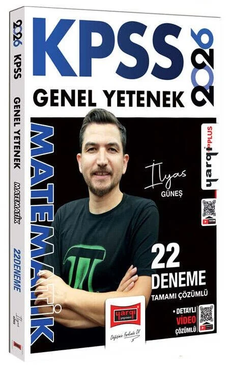 2026 KPSS Matematik 22 Deneme Çözümlü - İlyas Güneş Yargı Yayınları