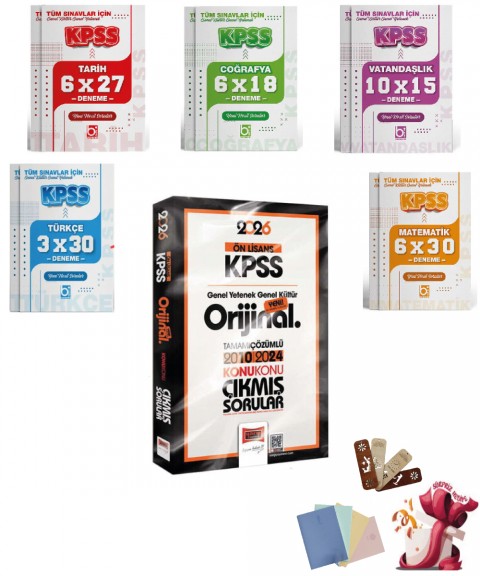 2026 KPSS Ön Lisans GK-GY Orijinal 2010-2024 Konu Konu Çıkmış Sorular ve Deneme Seti Yargı ve Bigelio Yayıncılık
