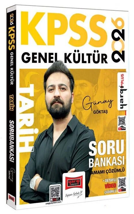2026 KPSS Tarih Soru Bankası Çözümlü - Günay Göktaş Yargı Yayınları