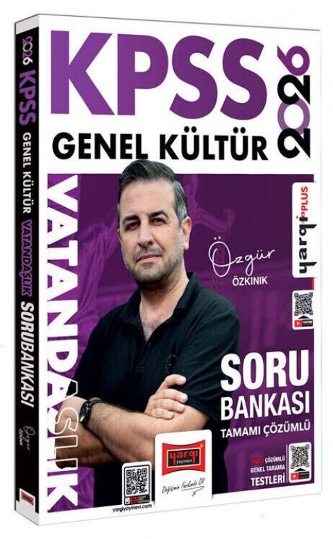 2026 KPSS Vatandaşlık Soru Bankası Çözümlü - Özgür Özkınık Yargı Yayınları