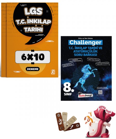 2026 LGS 8. Sınıf T.C. İnkilap Tarihi Deneme ve Soru Bankası Seti 2 Kitap Kafadengi ve Bigelio Yayıncılık