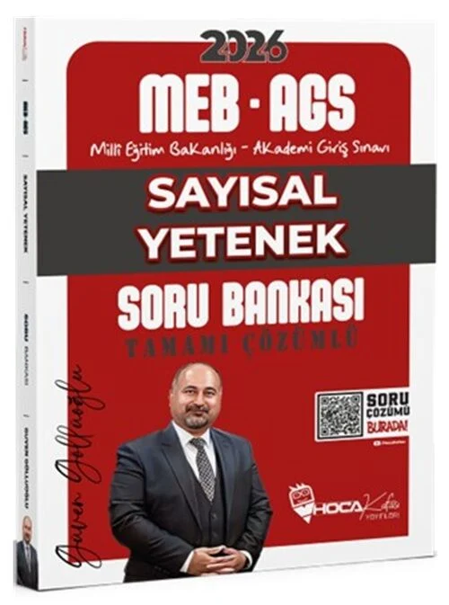 2026 MEB-AGS Sayısal Yetenek Soru Bankası Çözümlü - Güven Göllüoğlu Hoca Kafası Yayınları
