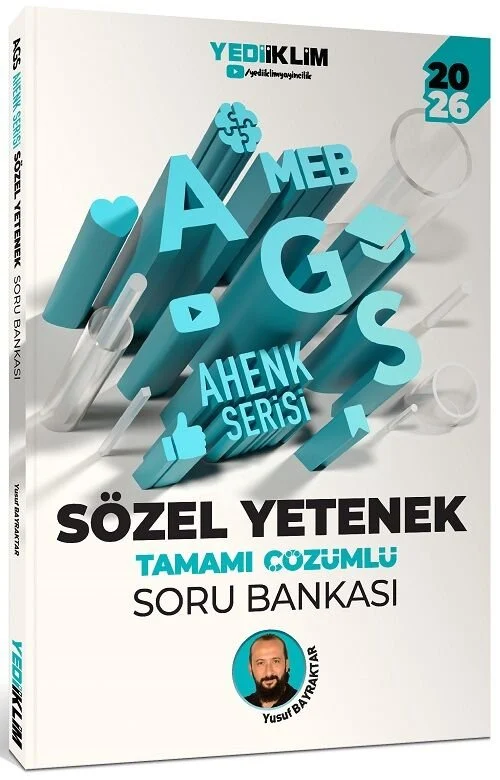 2026 MEB-AGS Sözel Yetenek Soru Bankası Çözümlü Ahenk Serisi - Yusuf Bayraktar Yediiklim Yayınları
