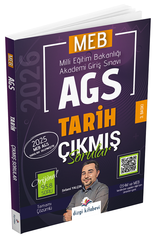 2026 MEB-AGS Tarih Çıkmış Sorular Çözümlü - Selami Yalçın Dizgi Kitap