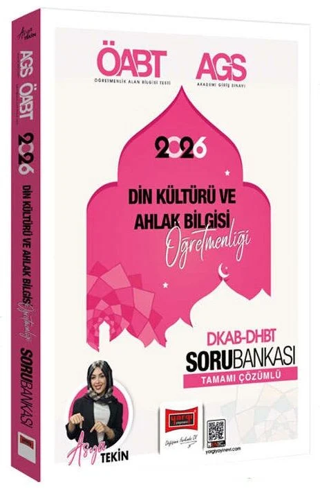 2026 ÖABT MEB-AGS DHBT Din Kültürü ve Ahlak Bilgisi Öğretmenliği Soru Bankası Çözümlü - Asya Tekin Yargı Yayınları
