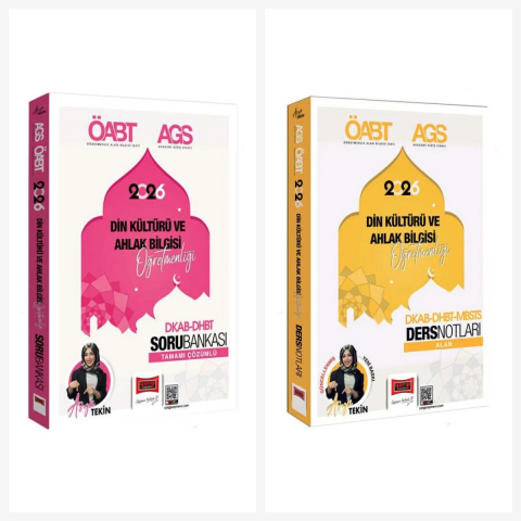 Yargı 2026 ÖABT MEB-AGS DKAB DHBT MBSTS Din Kültürü ve Ahlak Bilgisi Alan Soru Bankası + Ders Notları - Asya Tekin Yargı Yayınları