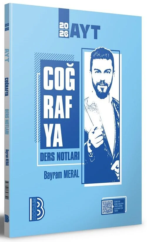 2026 YKS AYT Coğrafya Ders Notları - Bayram Meral Benim Hocam Yayınları