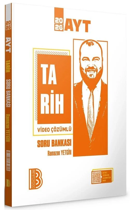 2026 YKS AYT Tarih Soru Bankası Video Çözümlü - Ramazan Yetgin Benim Hocam Yayınları