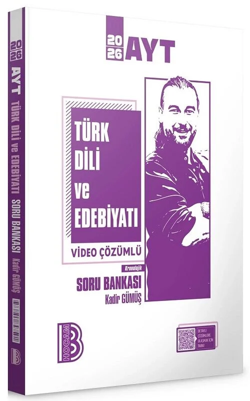 2026 YKS AYT Türk Dili ve Edebiyatı Soru Bankası Video Çözümlü - Kadir Gümüş Benim Hocam Yayınları