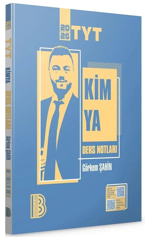 2026 YKS TYT Kimya Ders Notları - Görkem Şahin Benim Hocam Yayınları