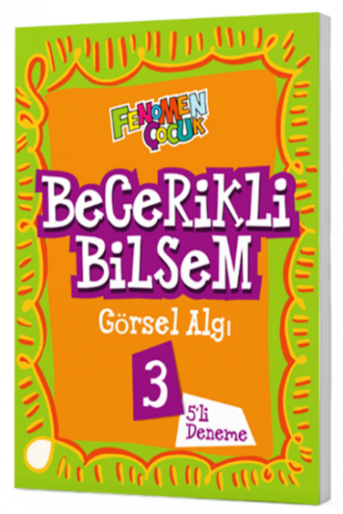 3. Sınıf Becerikli Bilsem Görsel Algı-3 5 li Deneme Fenomen Yayınları
