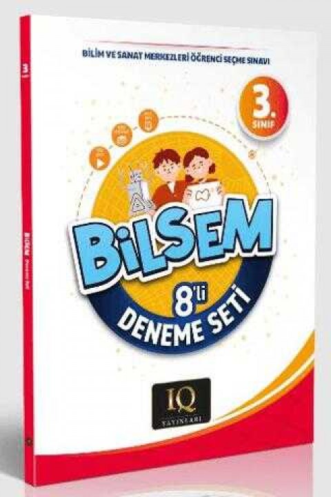 3. Sınıf Bilsem 8`li Deneme Seti IQ Yayınları