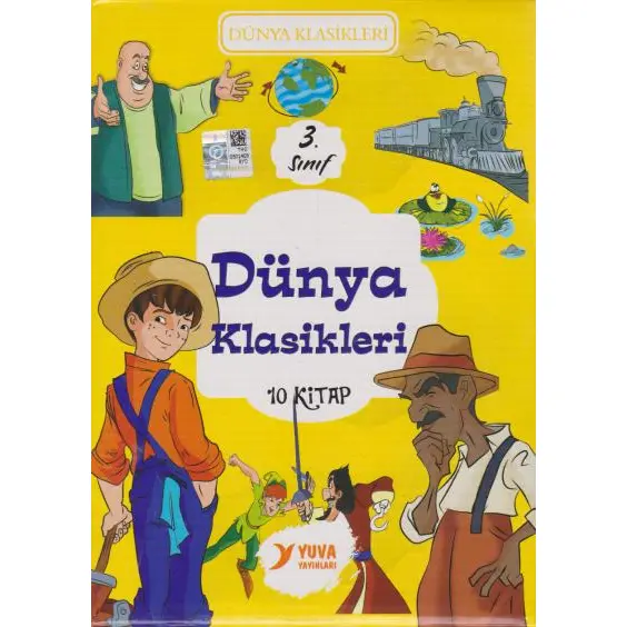 3. Sınıf Dünya Klasikleri Seti 10 Kitap Yuva Yayınları
